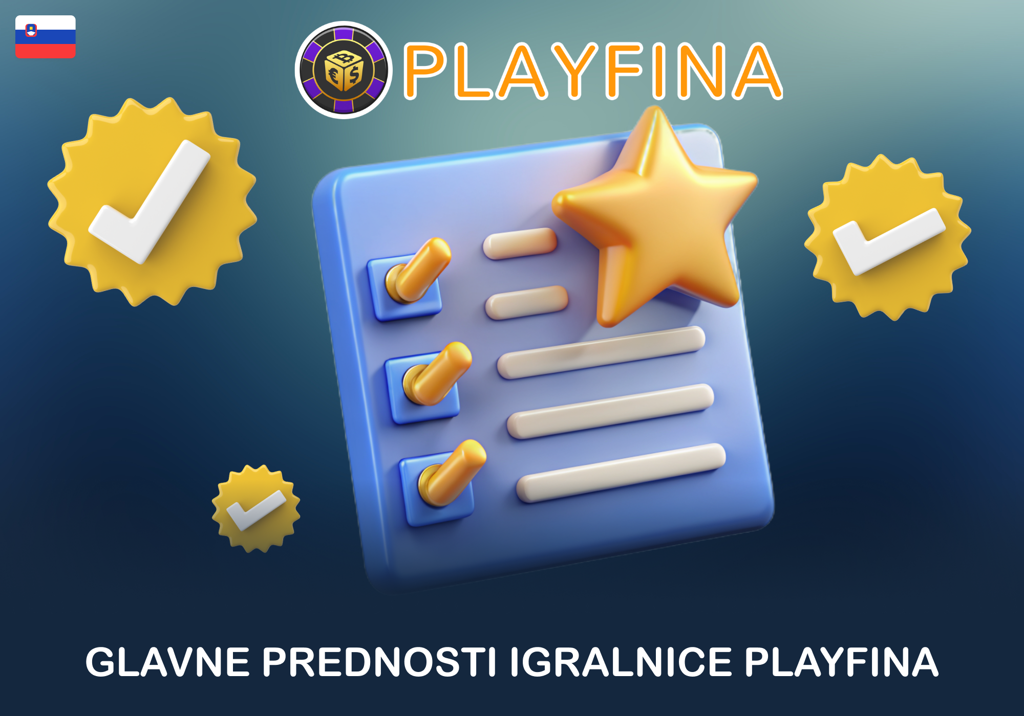 Glavne prednosti igralnice Playfina