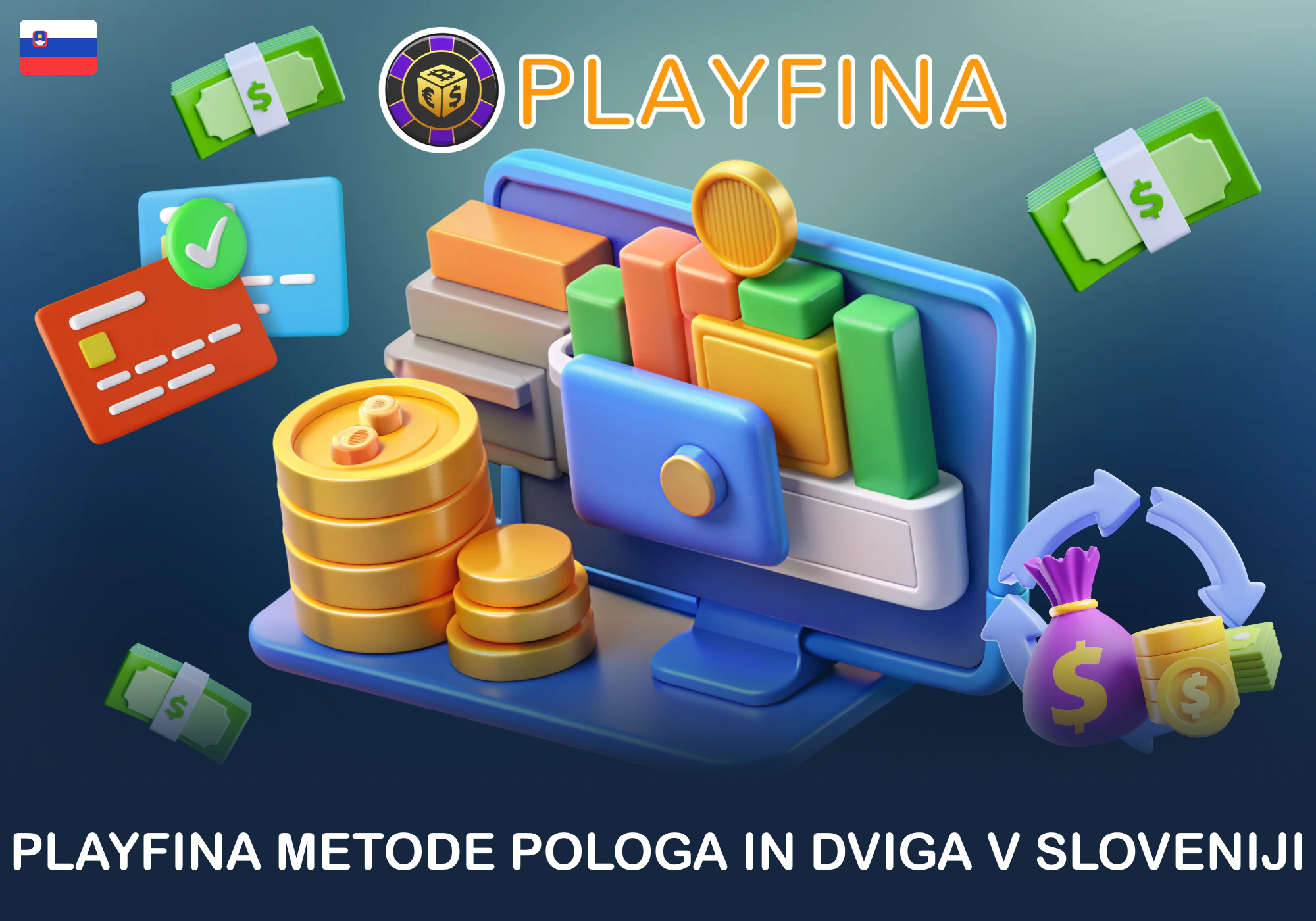 Playfina plačilne metode, priljubljene v Sloveniji