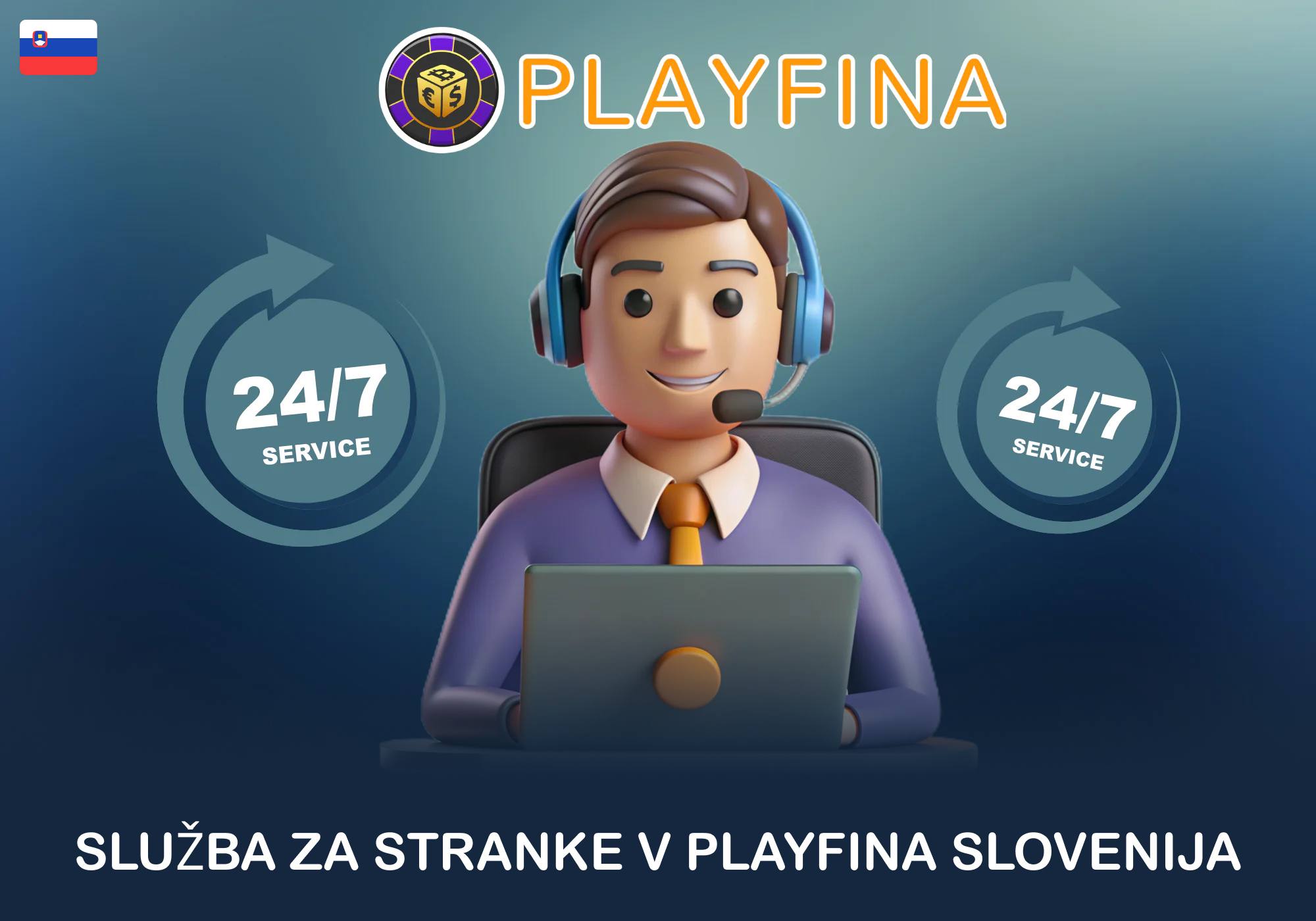 Neprekinjena podpora igralcem na Playfini