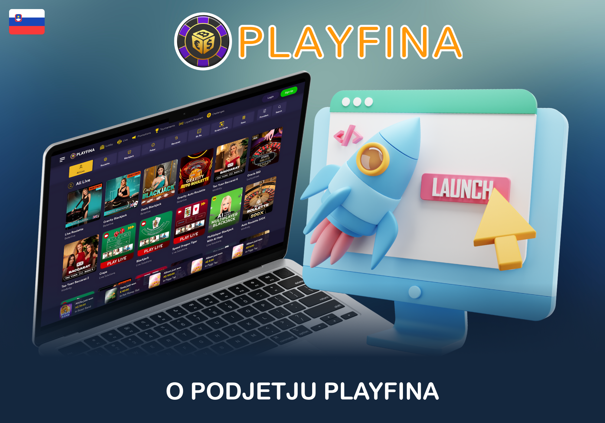 Osnovne informacije o igralnici Playfina Casino